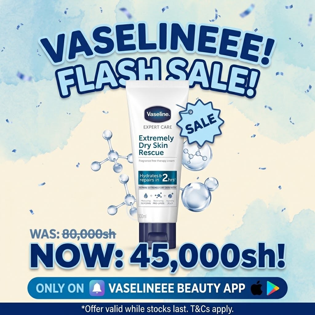 Vaseline dry skin rescue