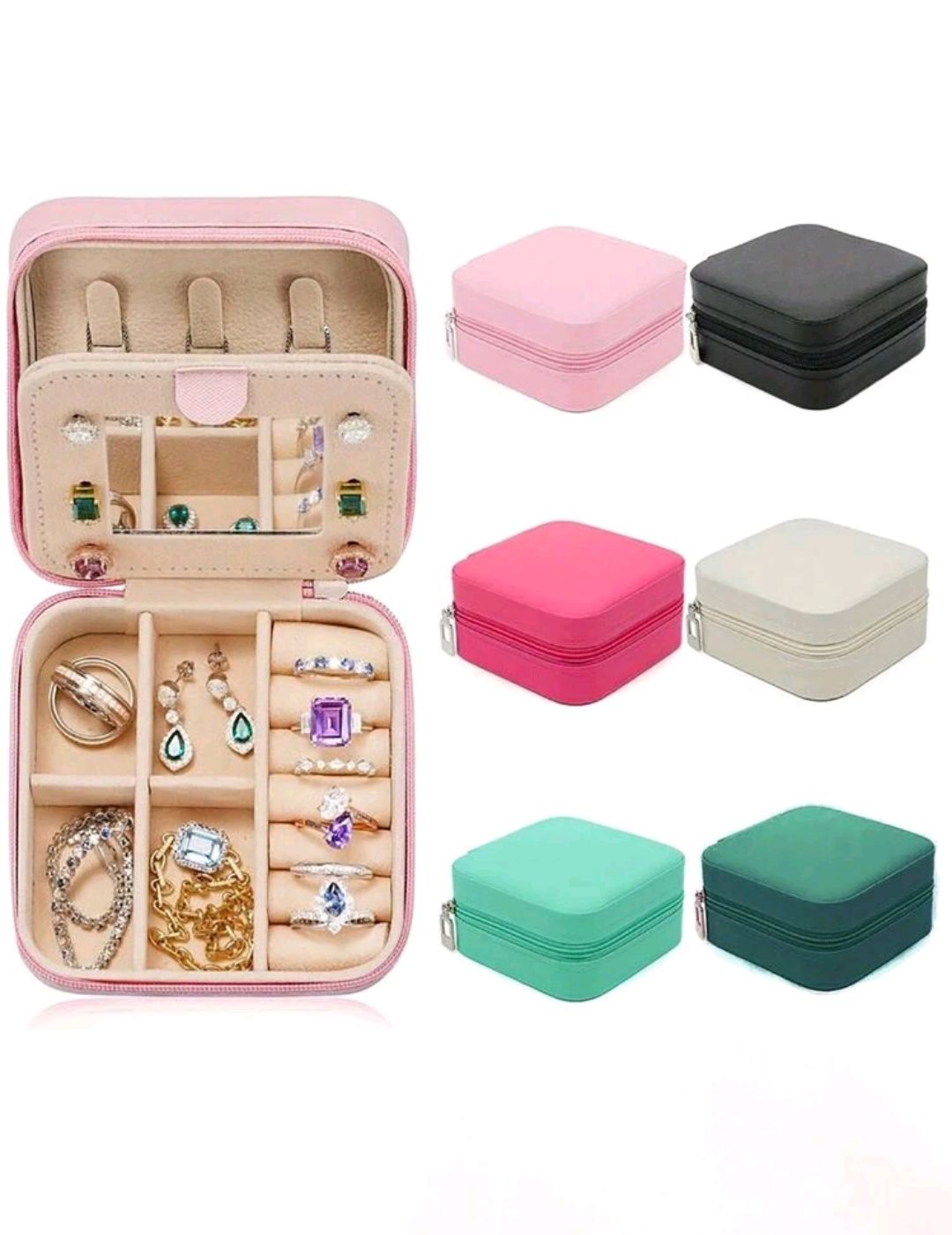 portable jewelry storage box 