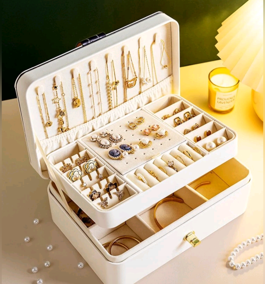 Lockable storage Jewelry box