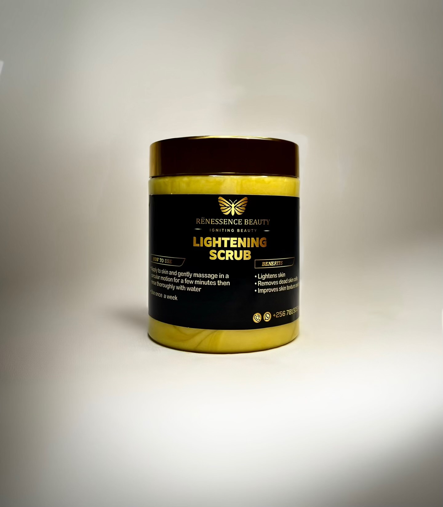 Lightening scrub 