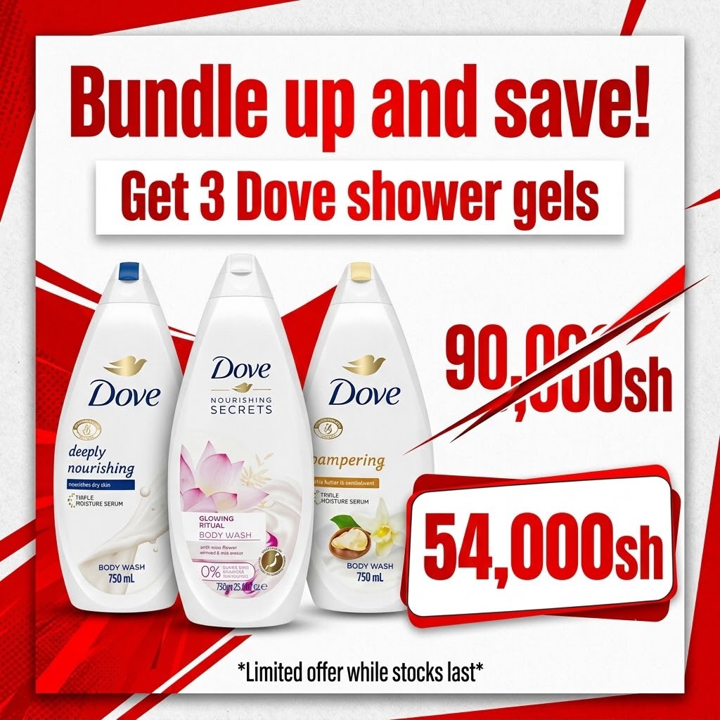 3 pack Dove Shower Gels