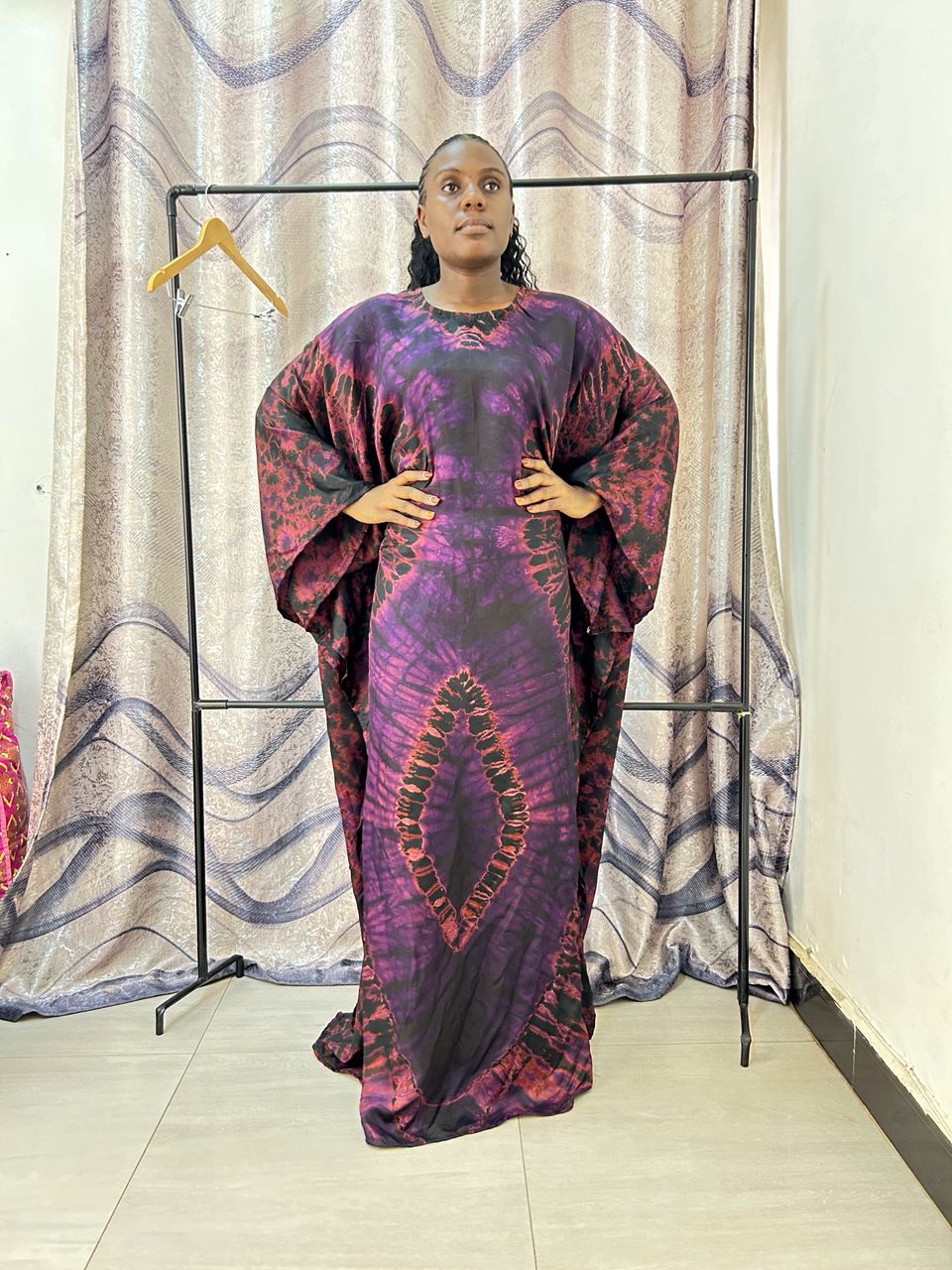ADIRE SILK BOUBOU (inner belt)