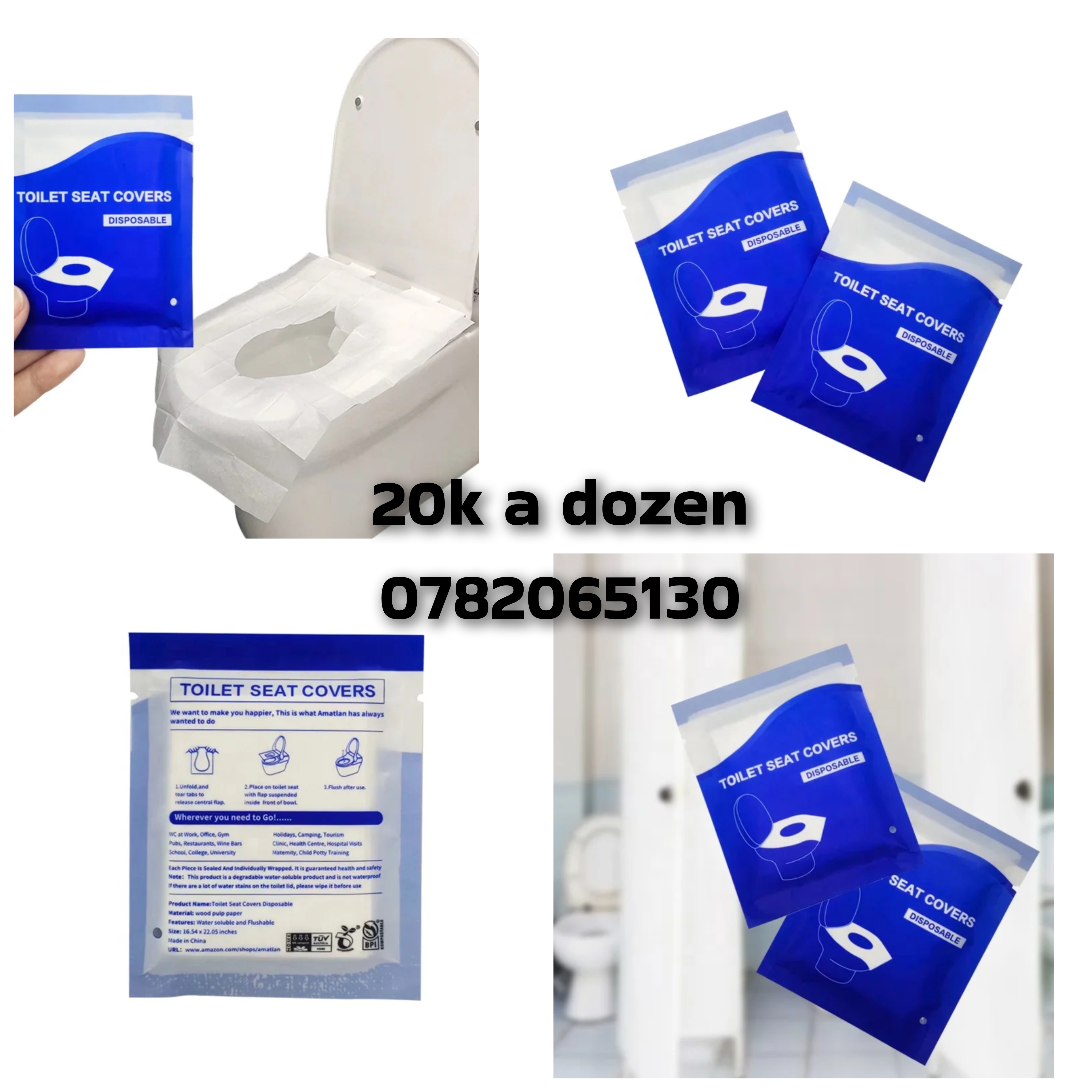 Disposable Toilet Seat Covers 