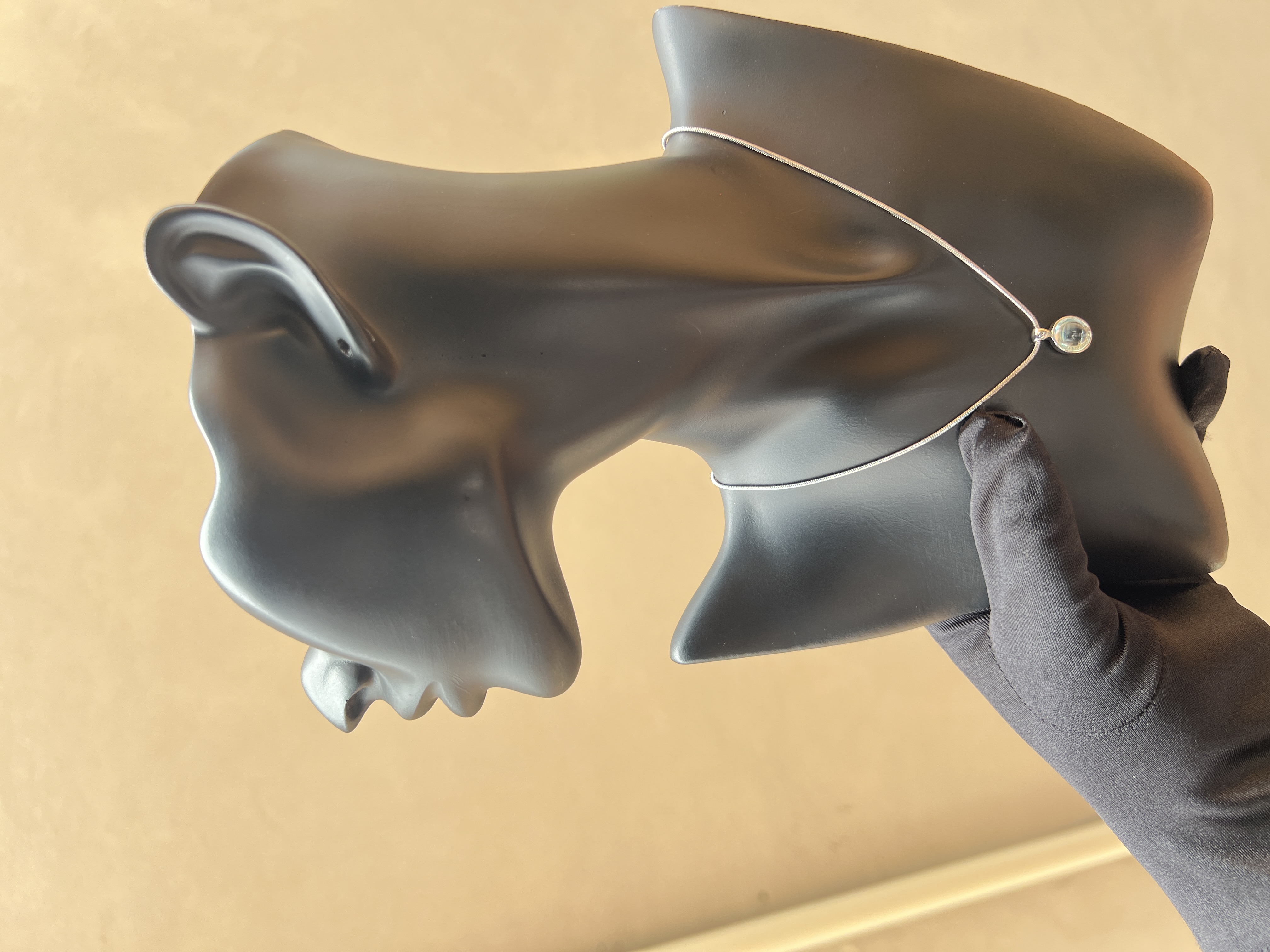 silver necklace 