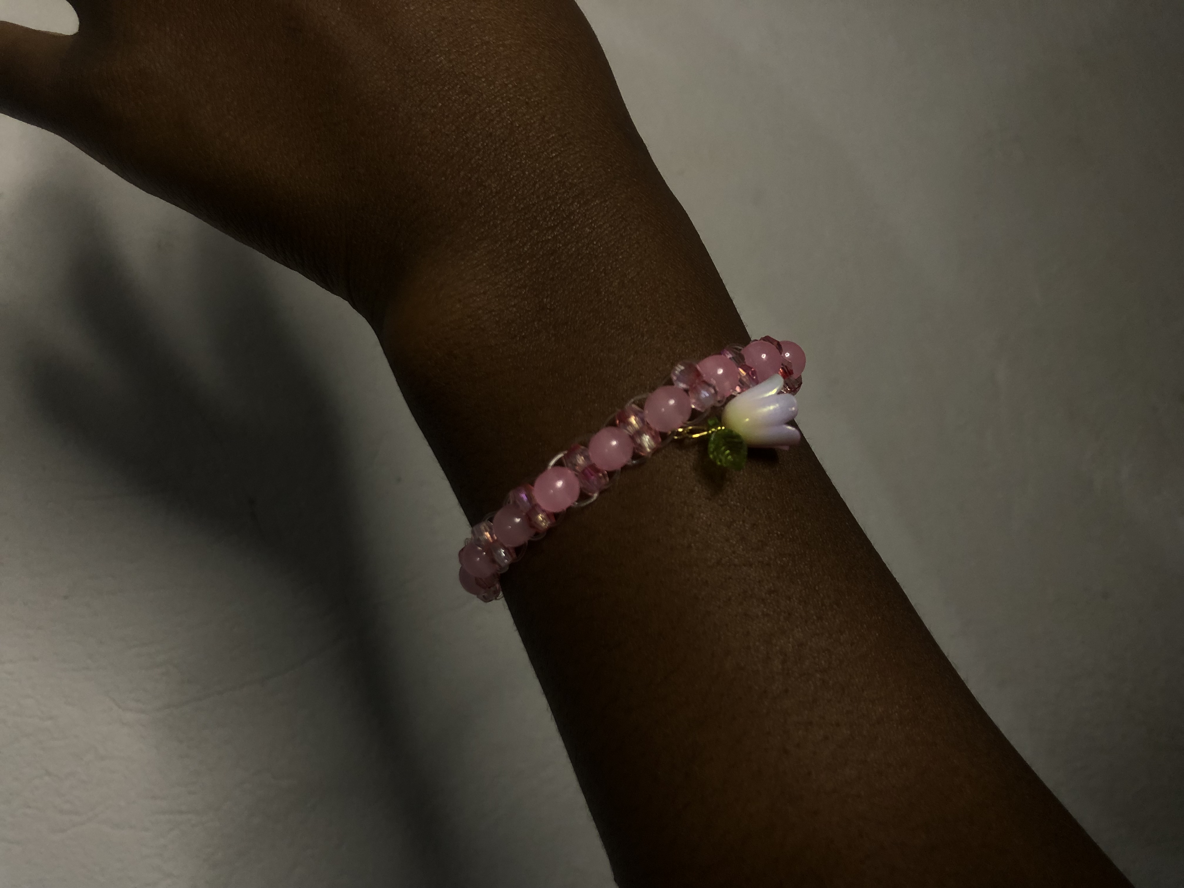 Hand crafted beaded bracelet