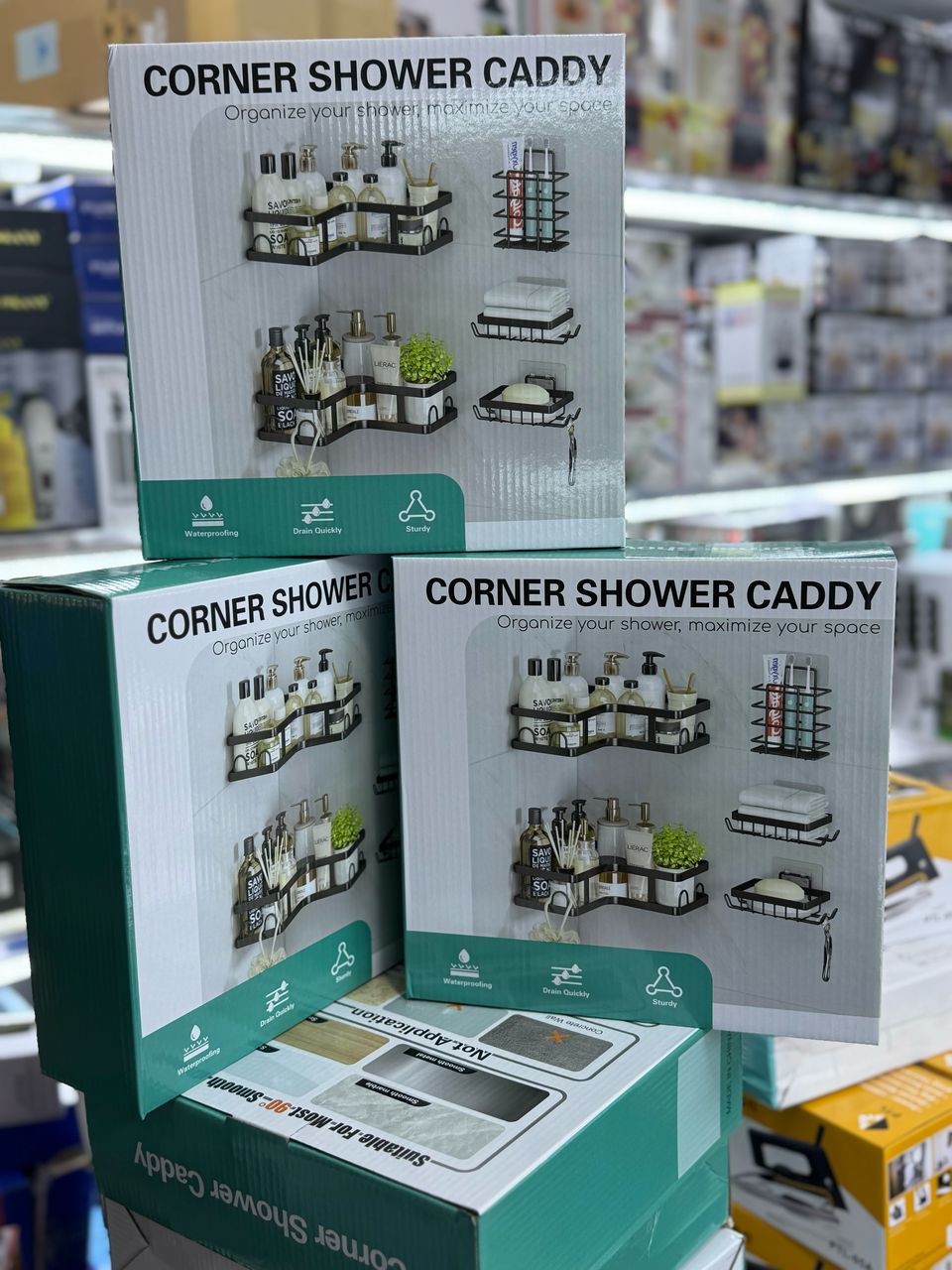 caddy corner shelf
