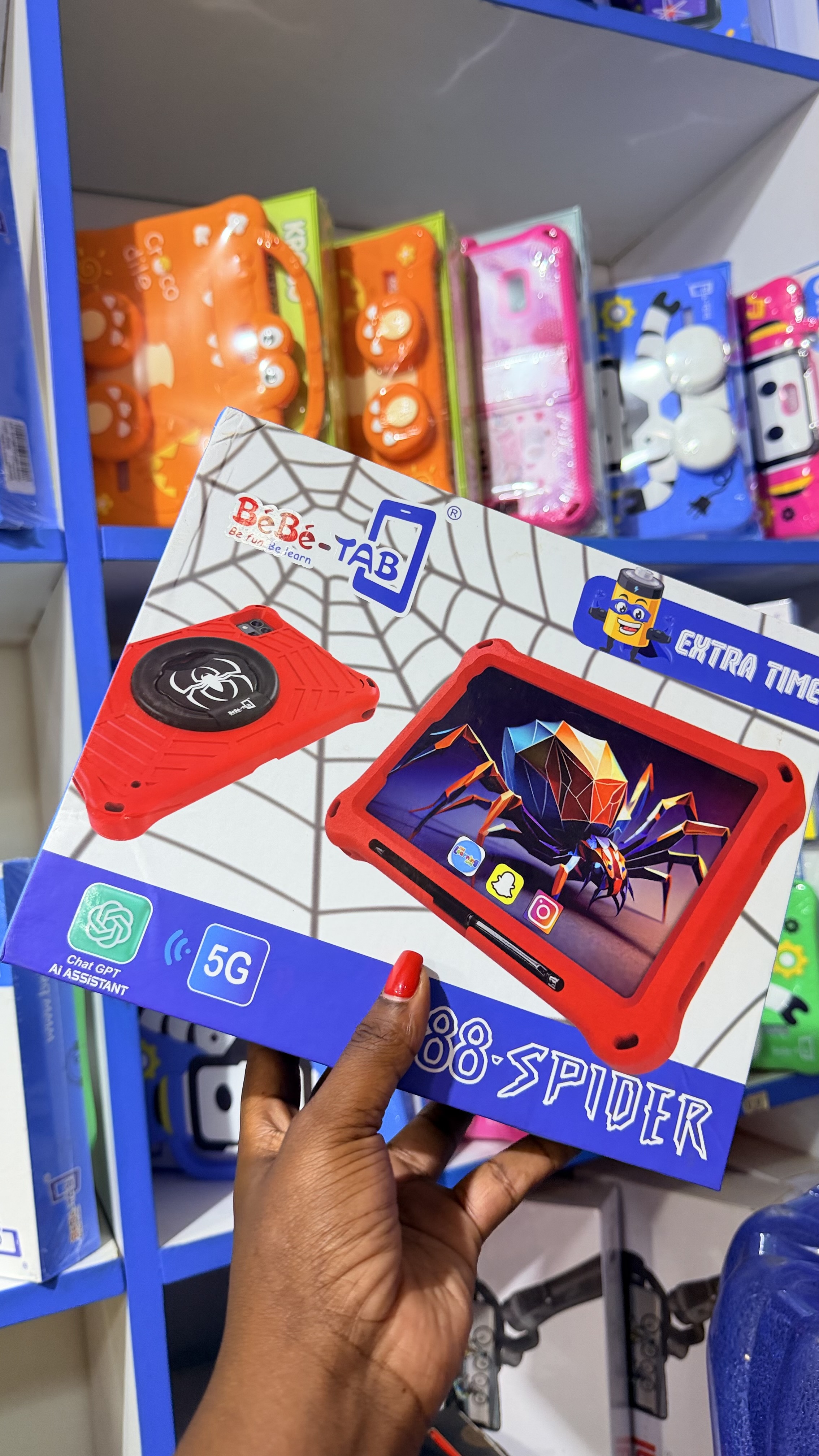 Kids tablet spider 