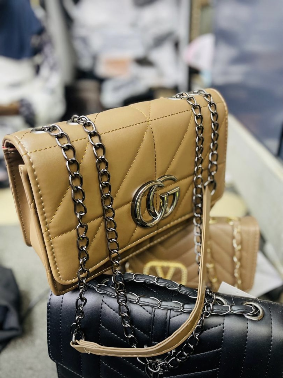 GUCCI AND VYLON INSPIRED SHOULDER BAGS