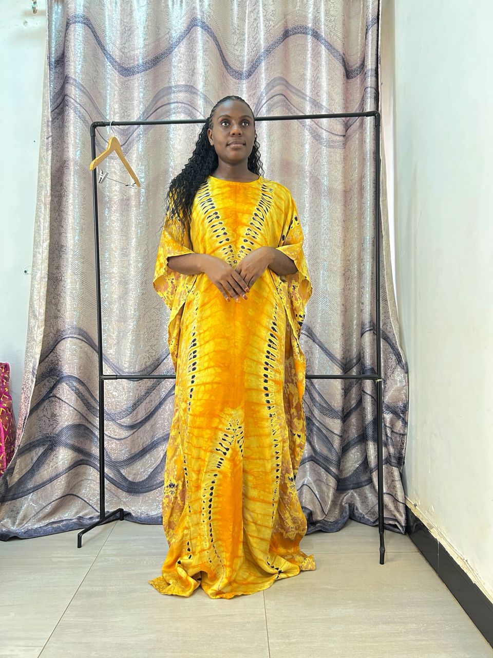 ADIRE SILK BOUBOU (inner belt)