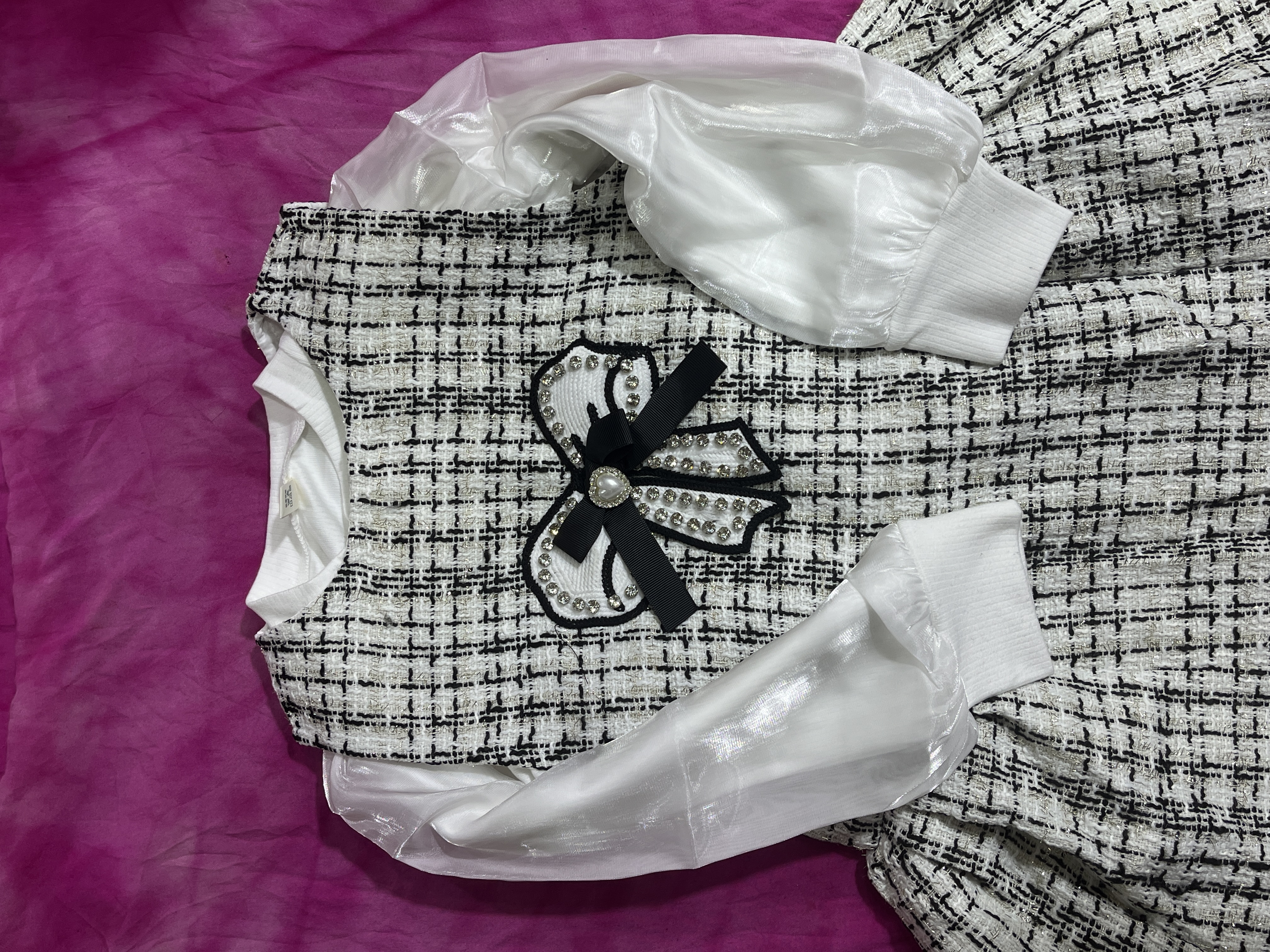 fancy shirt inside a dress vintage wear kids