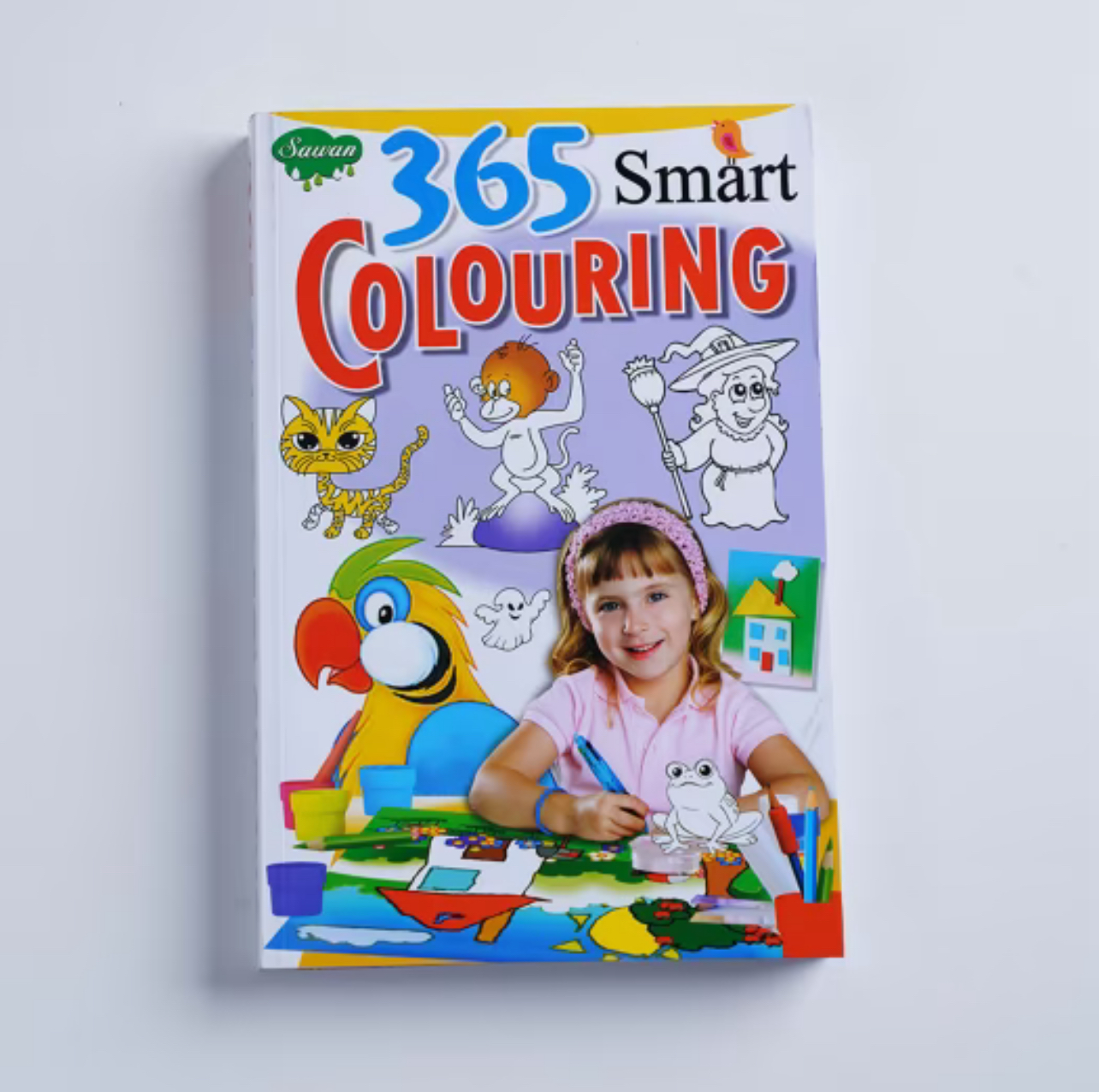 365 smart colouring book