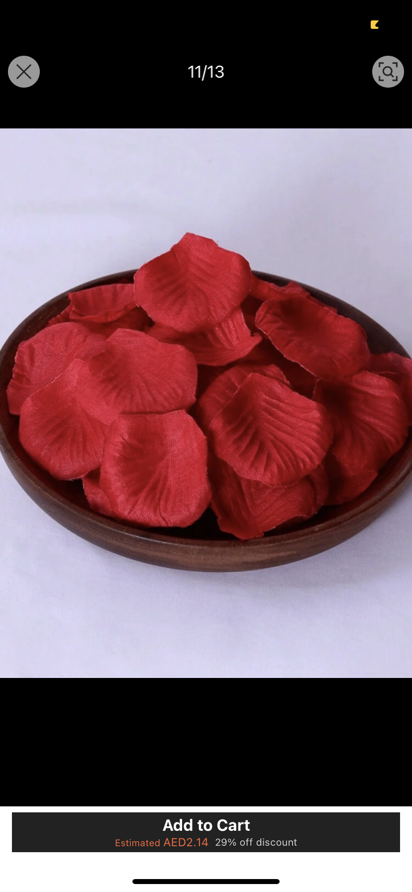 Glint Party Decor Artificial Rose Petals
