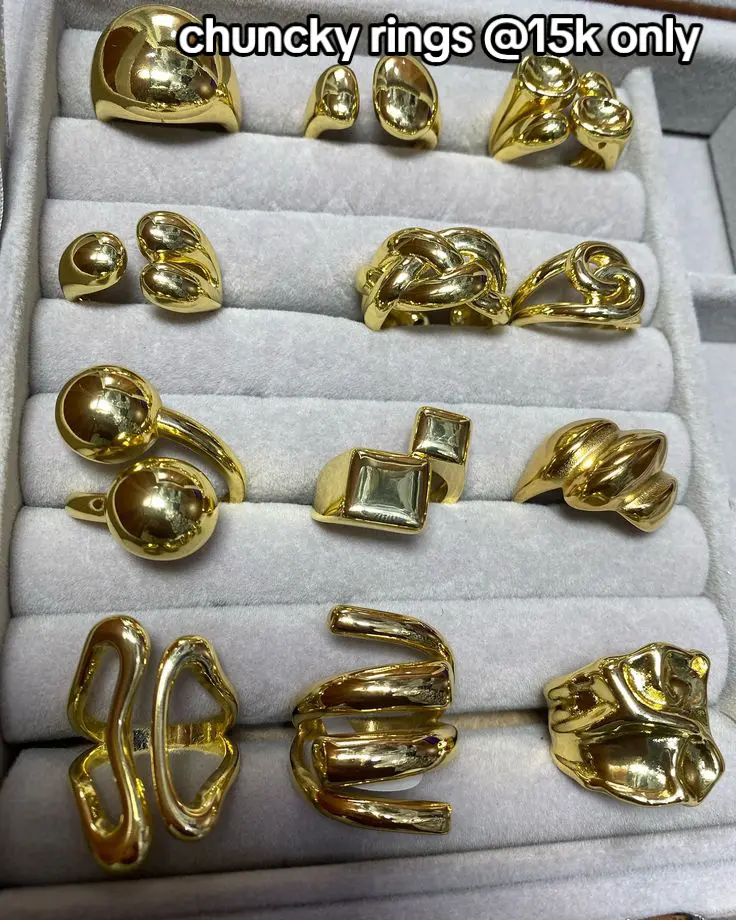 Chunky rings 