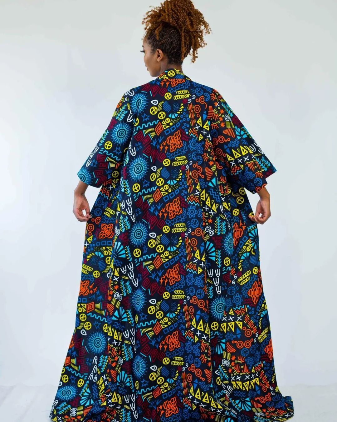 LONG KIMONO THROW ON