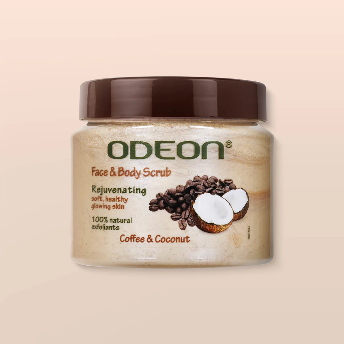 Odeon Face and Body Coffee and Coconut scrub 300ml