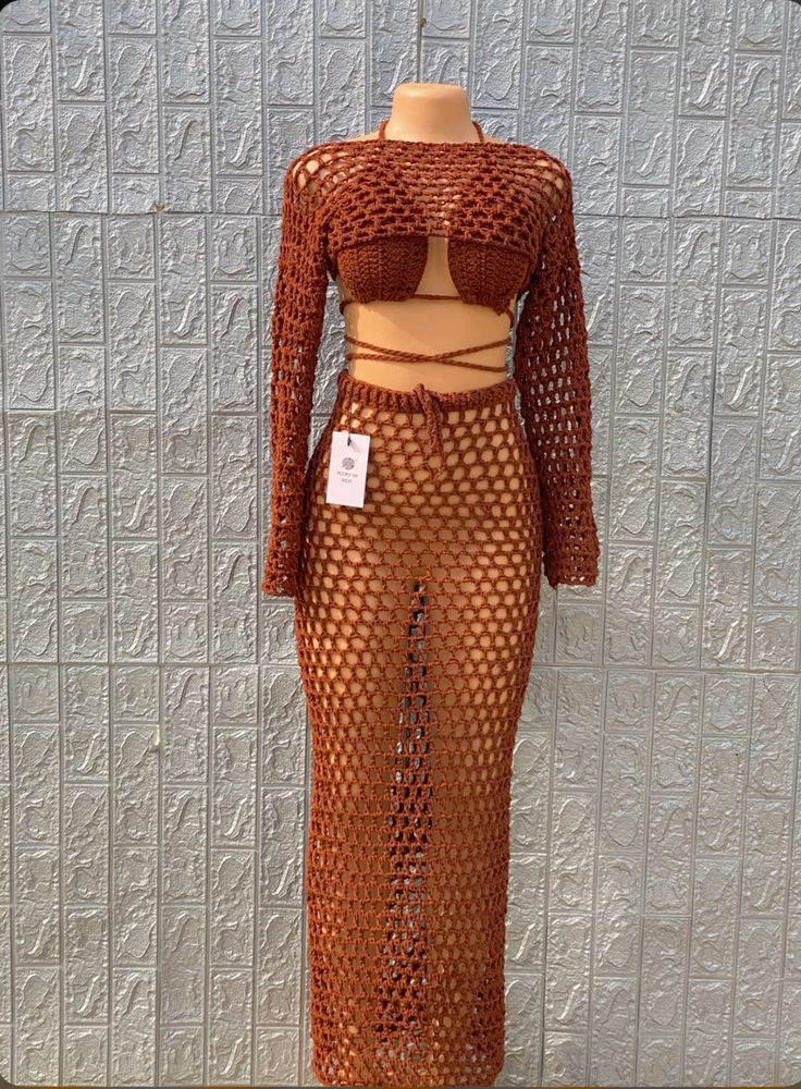 chrochet mesh Beach wear 