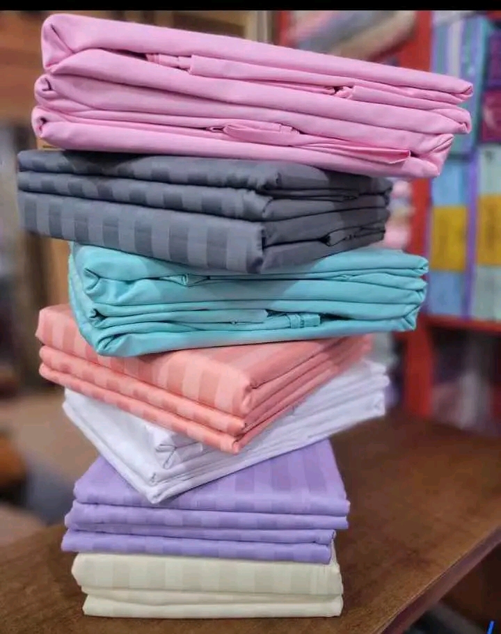 Pure Cotton Egyptian stripped bedsheets 