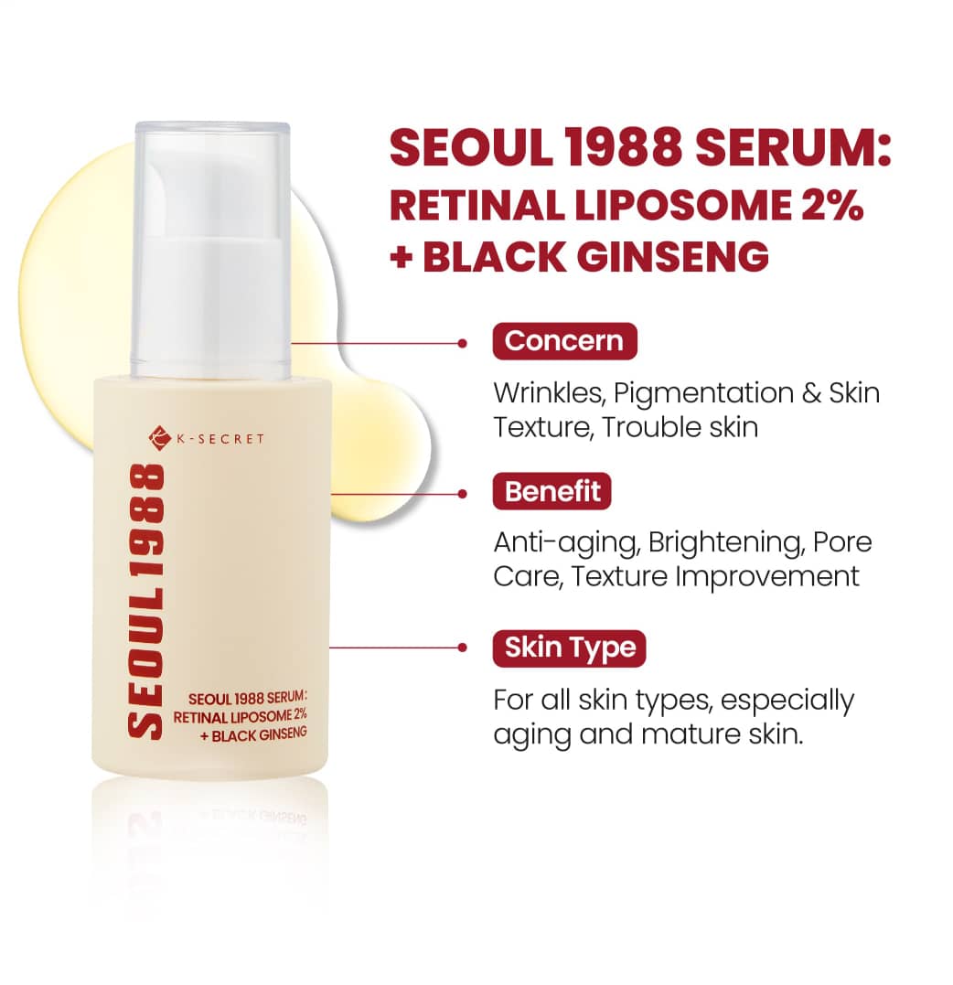 Seoul 1988 Retinol Liposome 2%Black Ginseng 