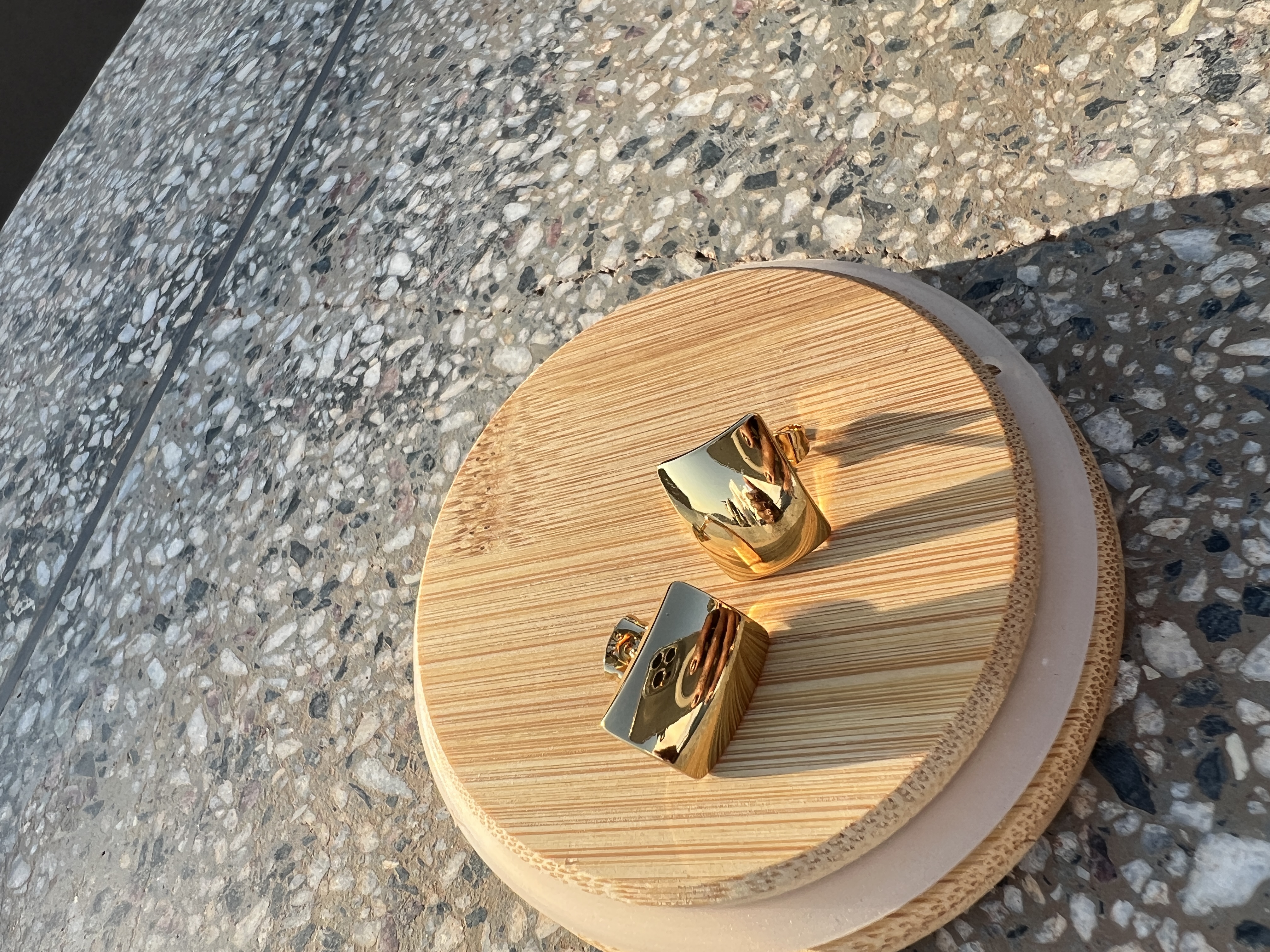 stainless steel gold earrings 