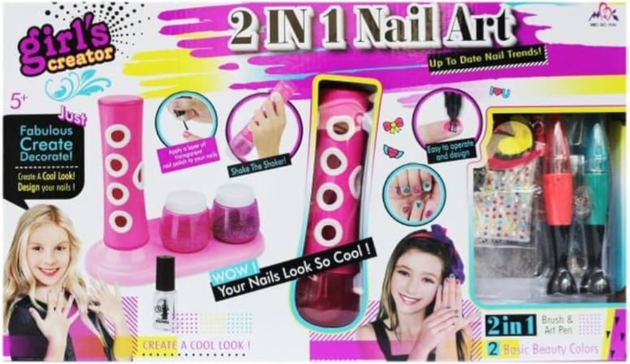 2 in 1 Nail Art Kit.