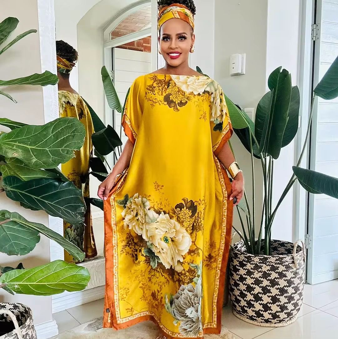 Silk Free Size Kaftan