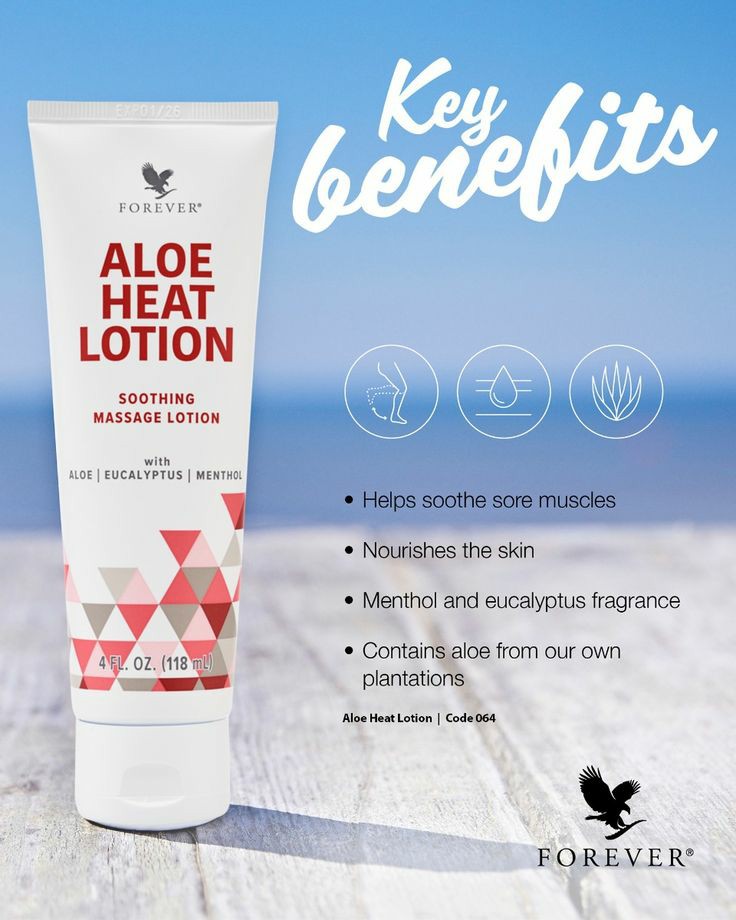 Aloe Heat Lotion.