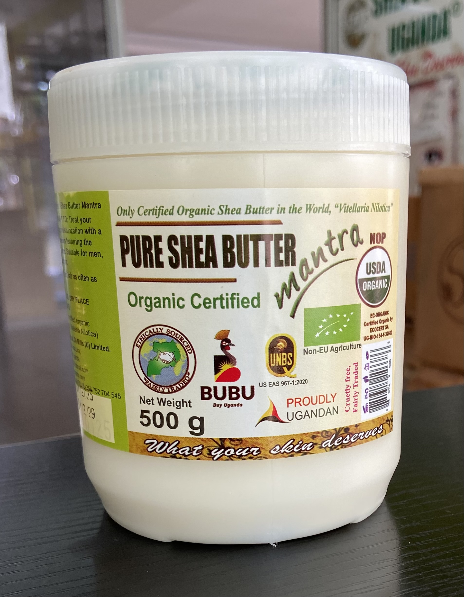 Organic Shea butter 