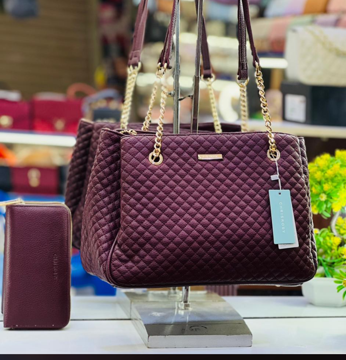 Quilted Tote handbag 