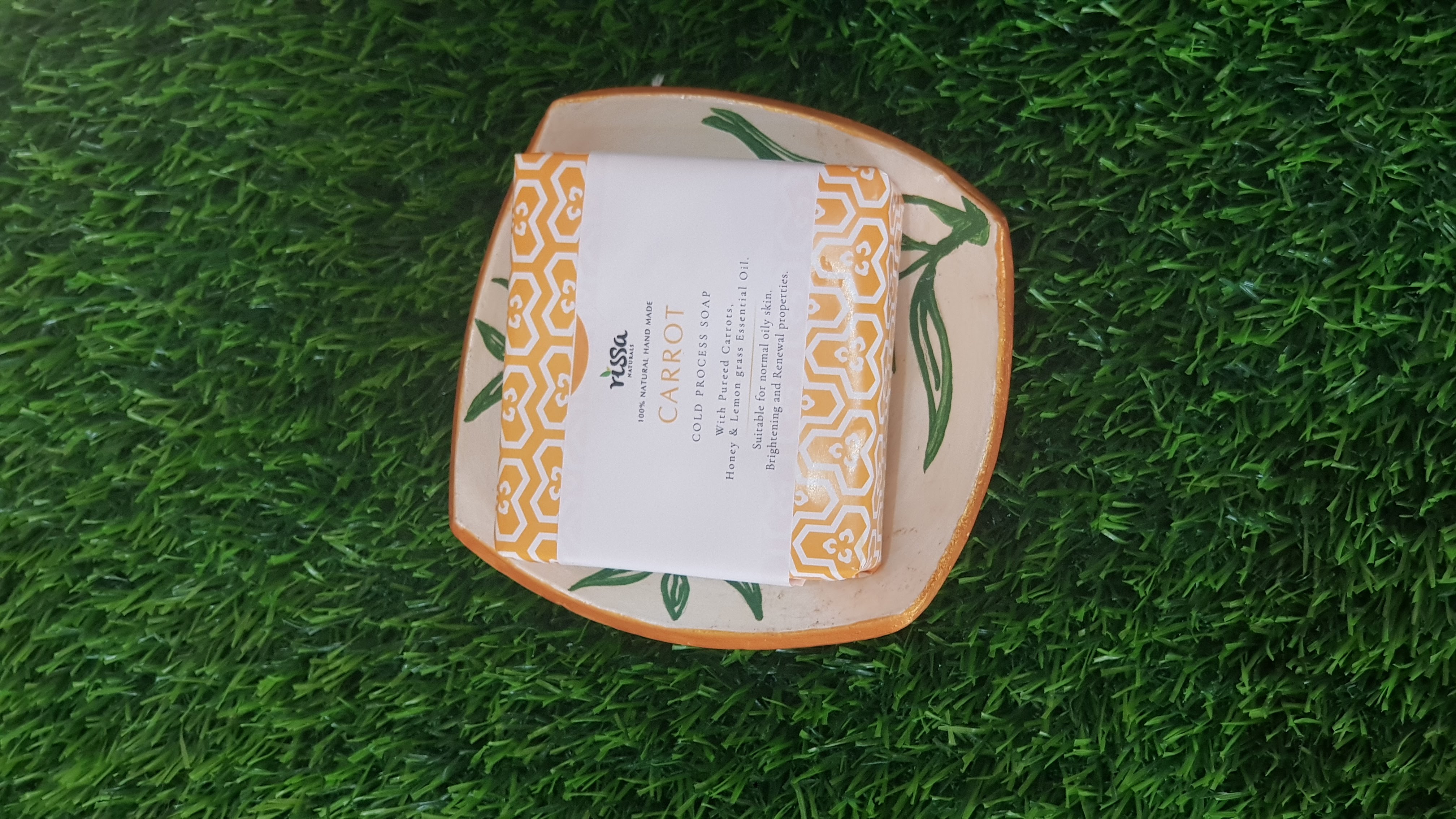 Rissa Naturals Cold Process Carrot Soap 