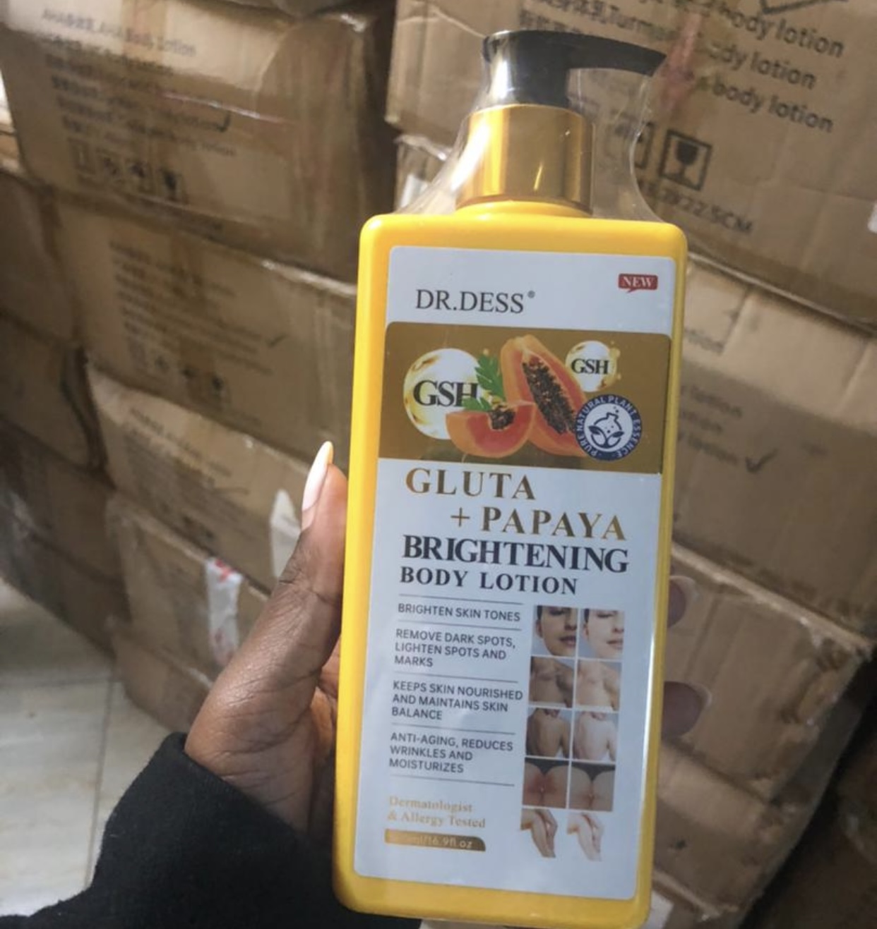 Gluta  and papaya brightening lotion 