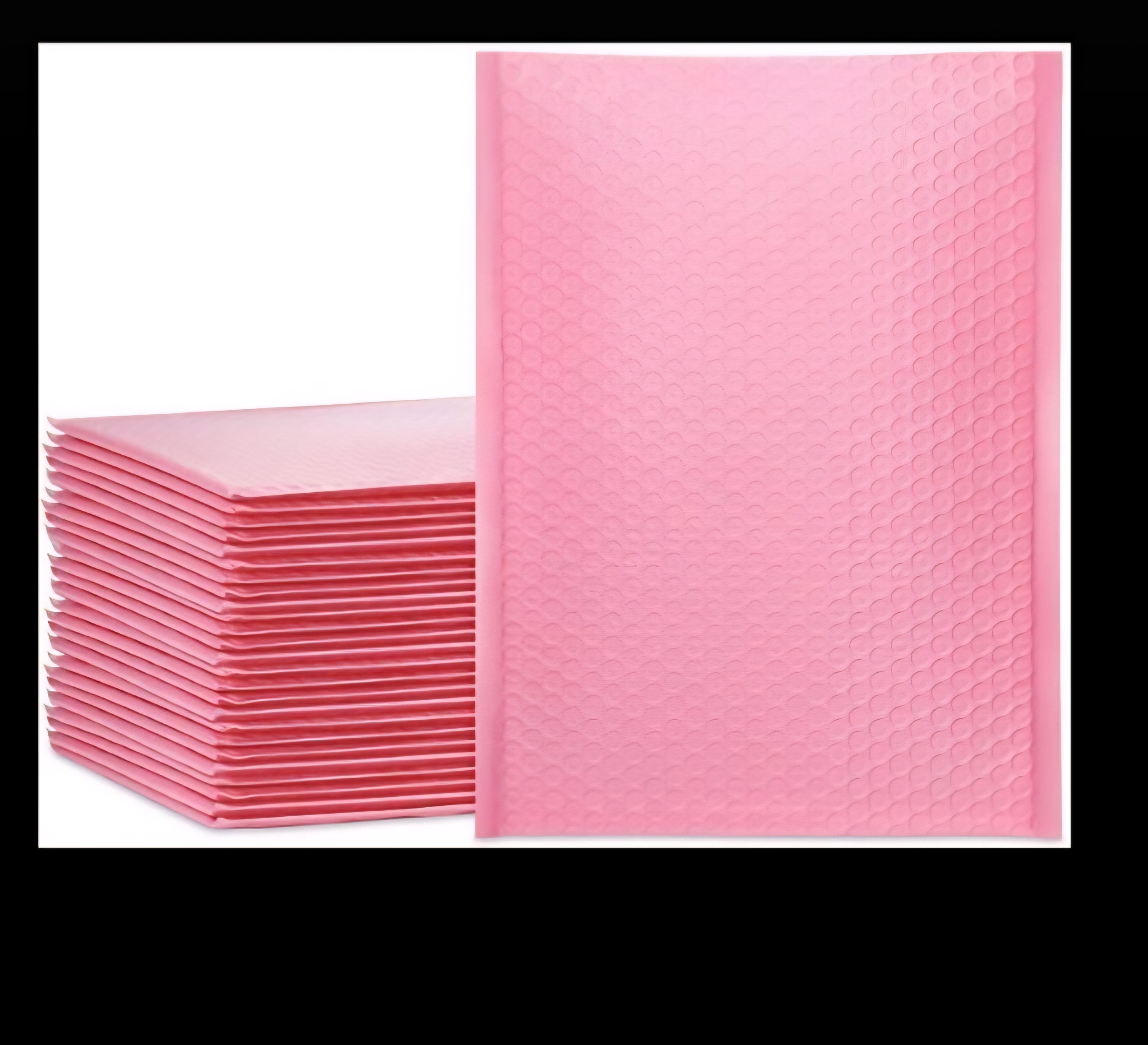 Waterproof Pink bubble mailers A4