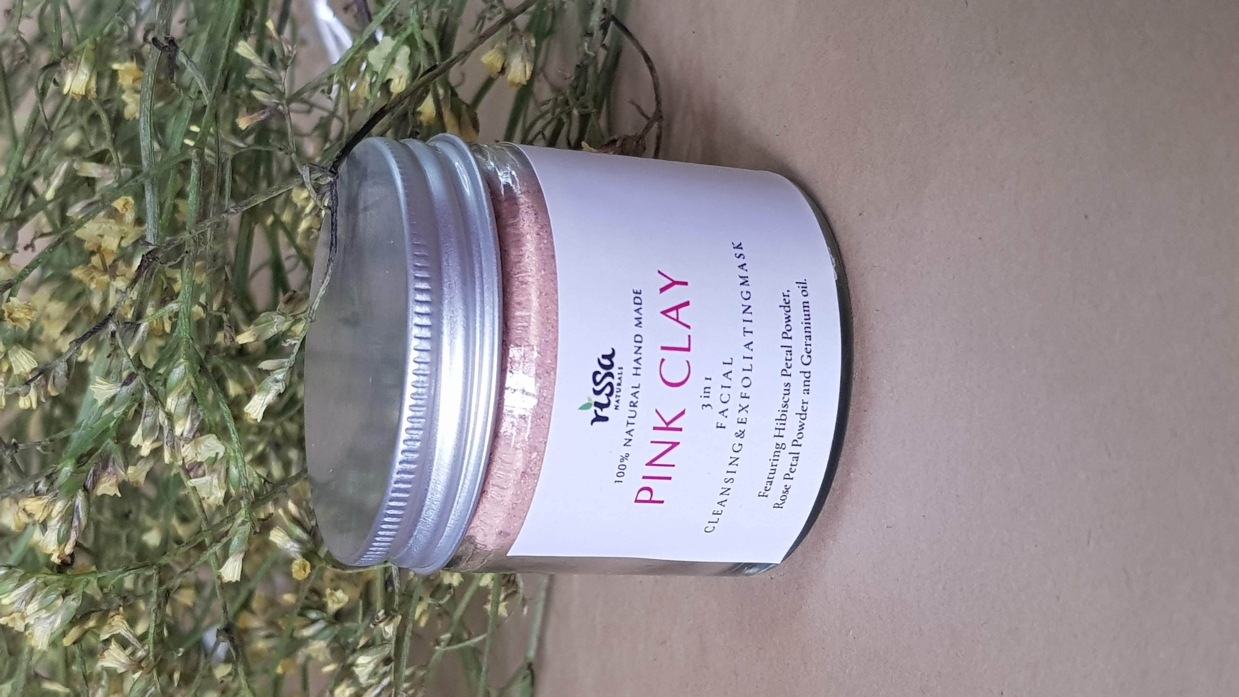 Rissa Naturals Pink Clay Face Mask 80g