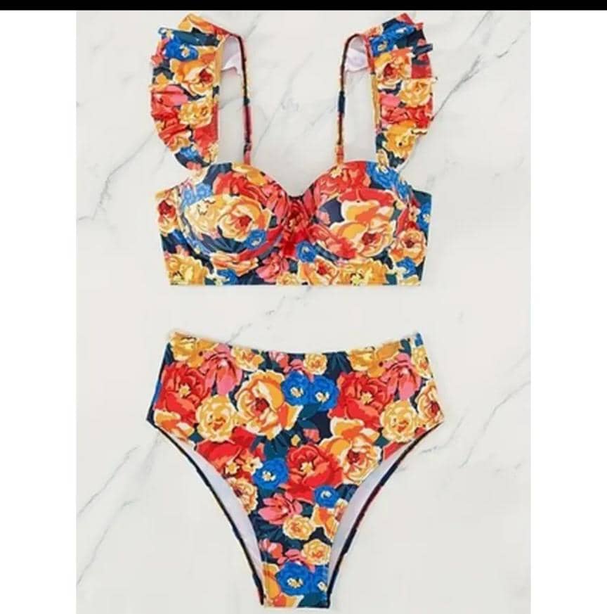 Caribbean blossom bikini