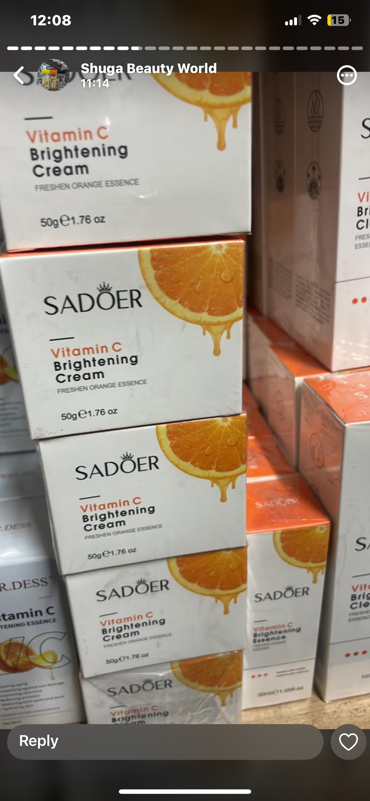 vit c Face cream