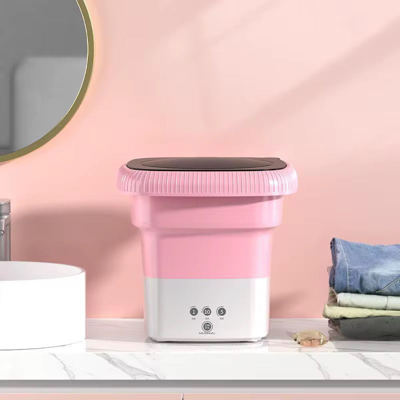 THAMBA 6L Mini Portable Folding Washing Machine