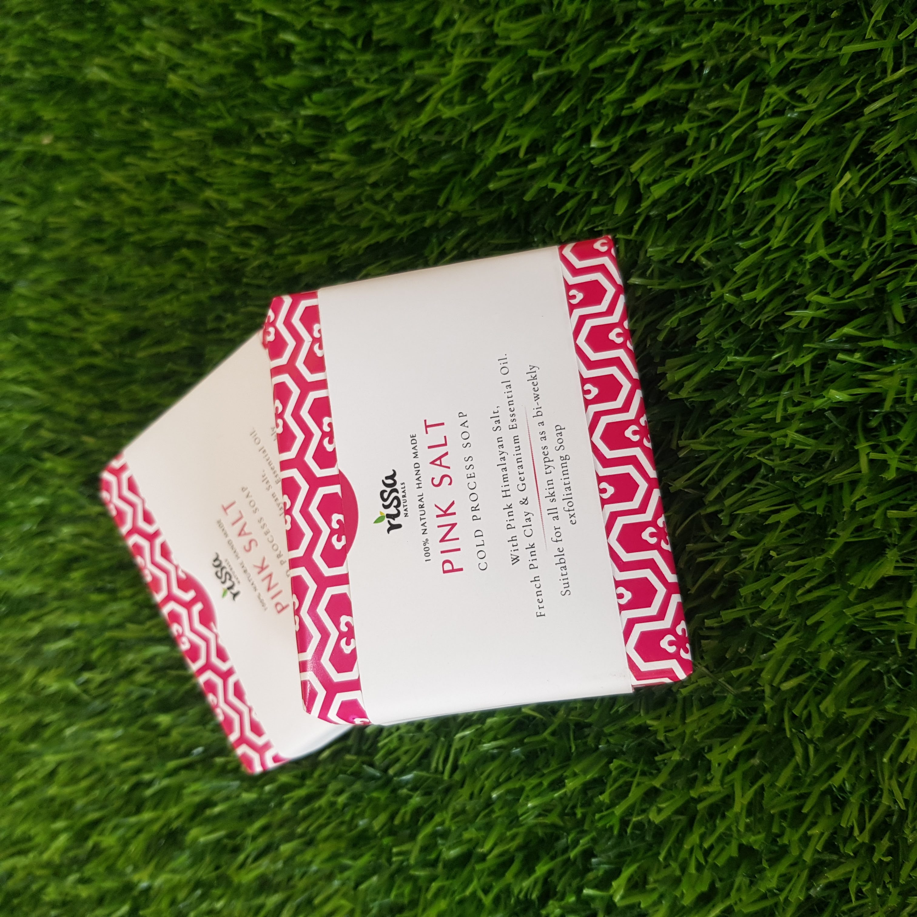 Rissa Naturals Pink Salt Cold process Soap 