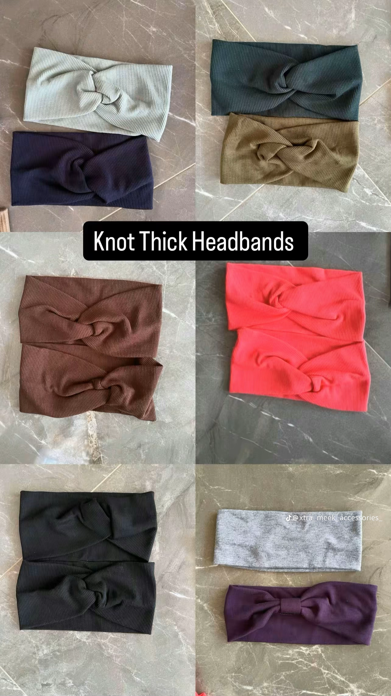 Knot Thick Head Bands