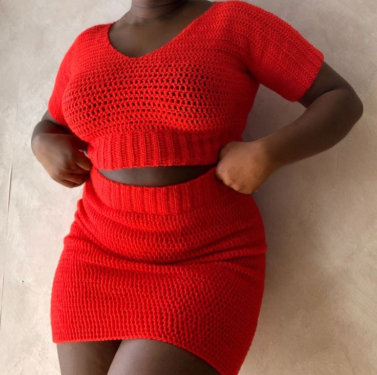 two piece from yarn 🧶