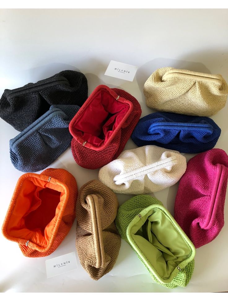 chrochet clutch bags 