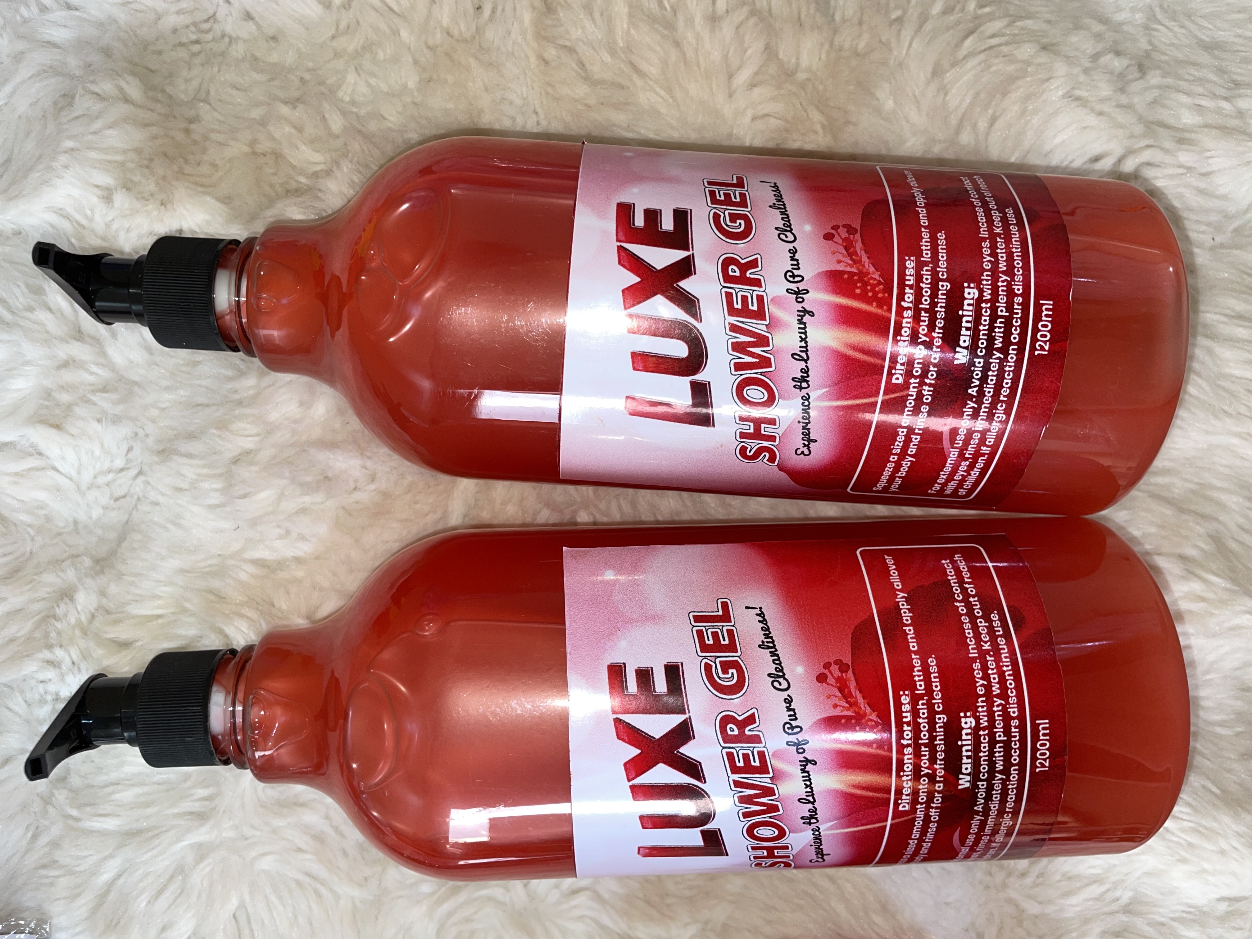 luxe shower gel