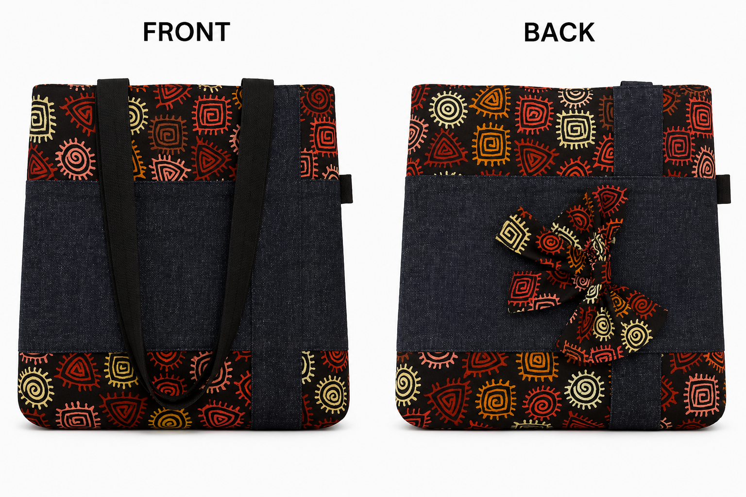 Ankara tote bag