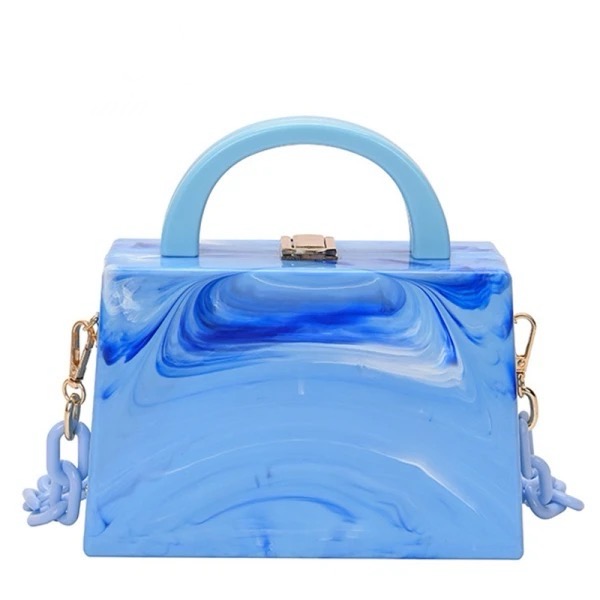 Acrylic Chain Women Party Clutch Evening Bag And Purse shoulder bag 