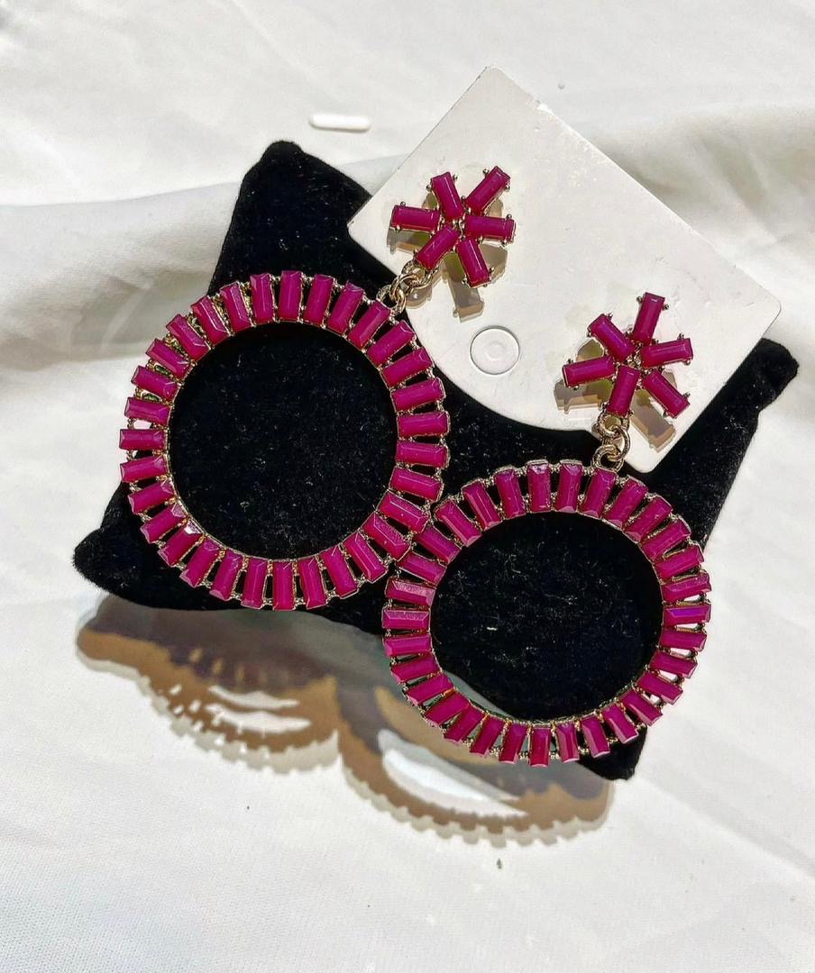 Decorative Hoop Earrings