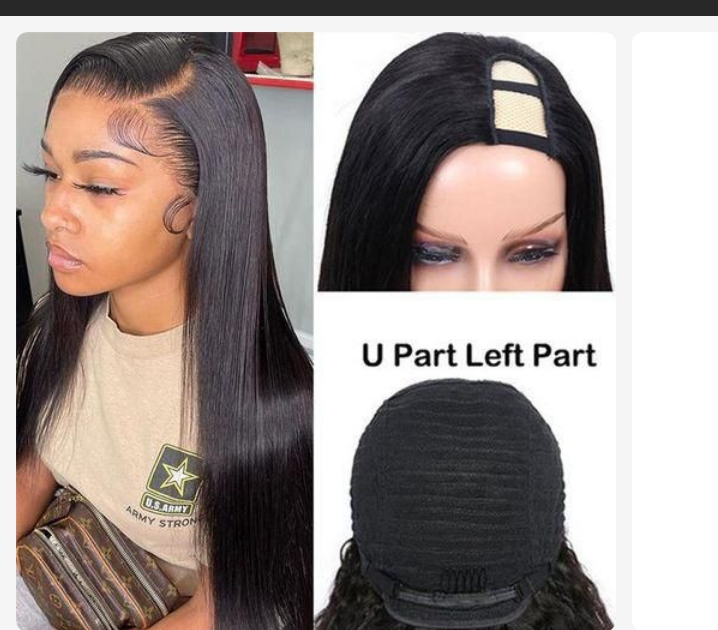 U part human hair wig 