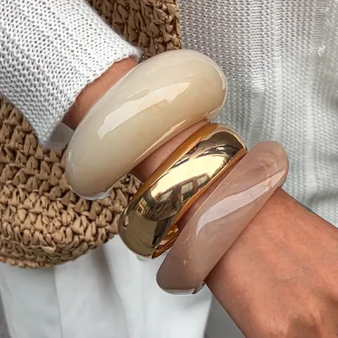 acrylic bangle set