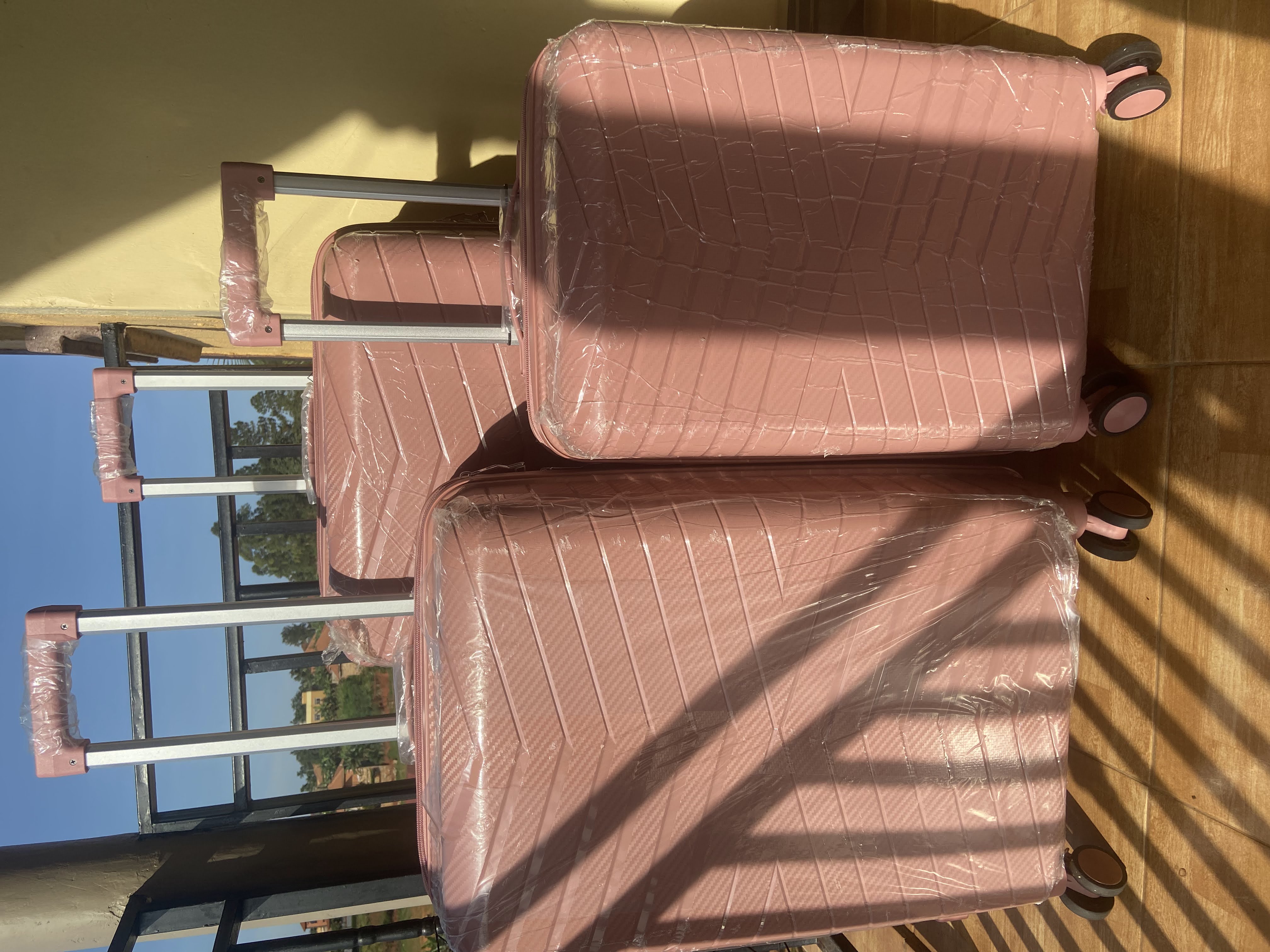 Rubber suitcases 