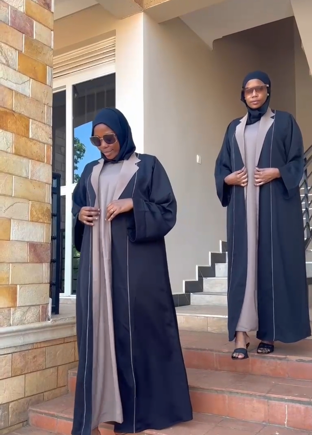 Two piece abaya