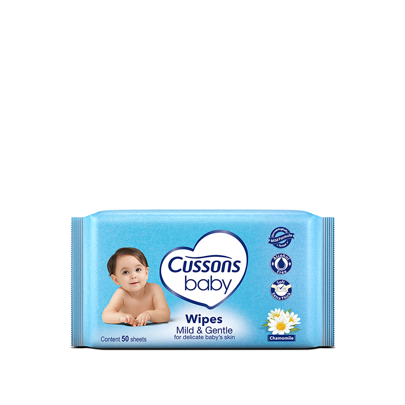Cussons Mild and Gentle baby wipes