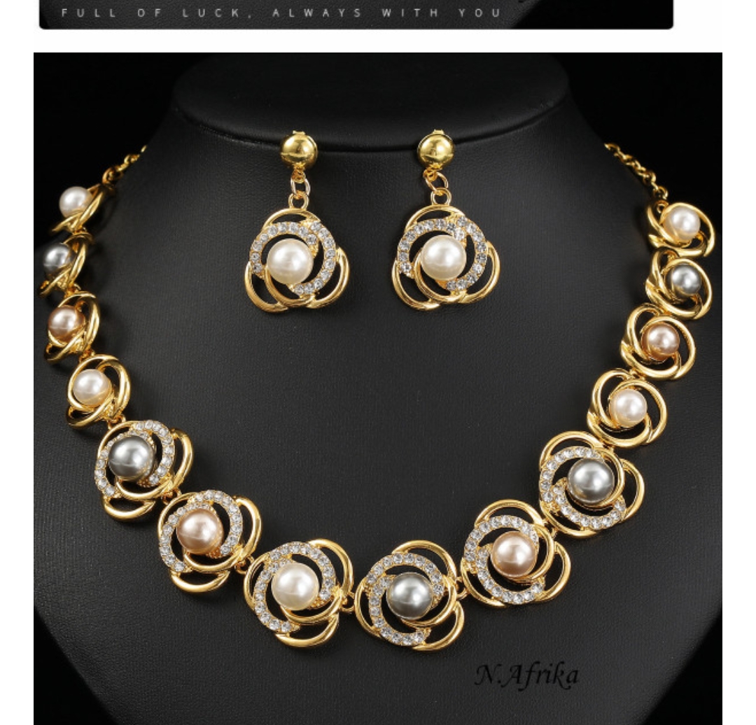 Pearl set necklace 