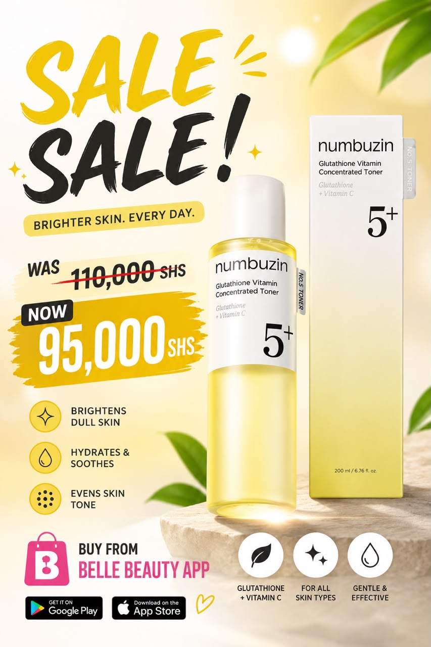 NUMBUZIN GLUTATHIONE VITAMIN CONCENTRATED TONER
